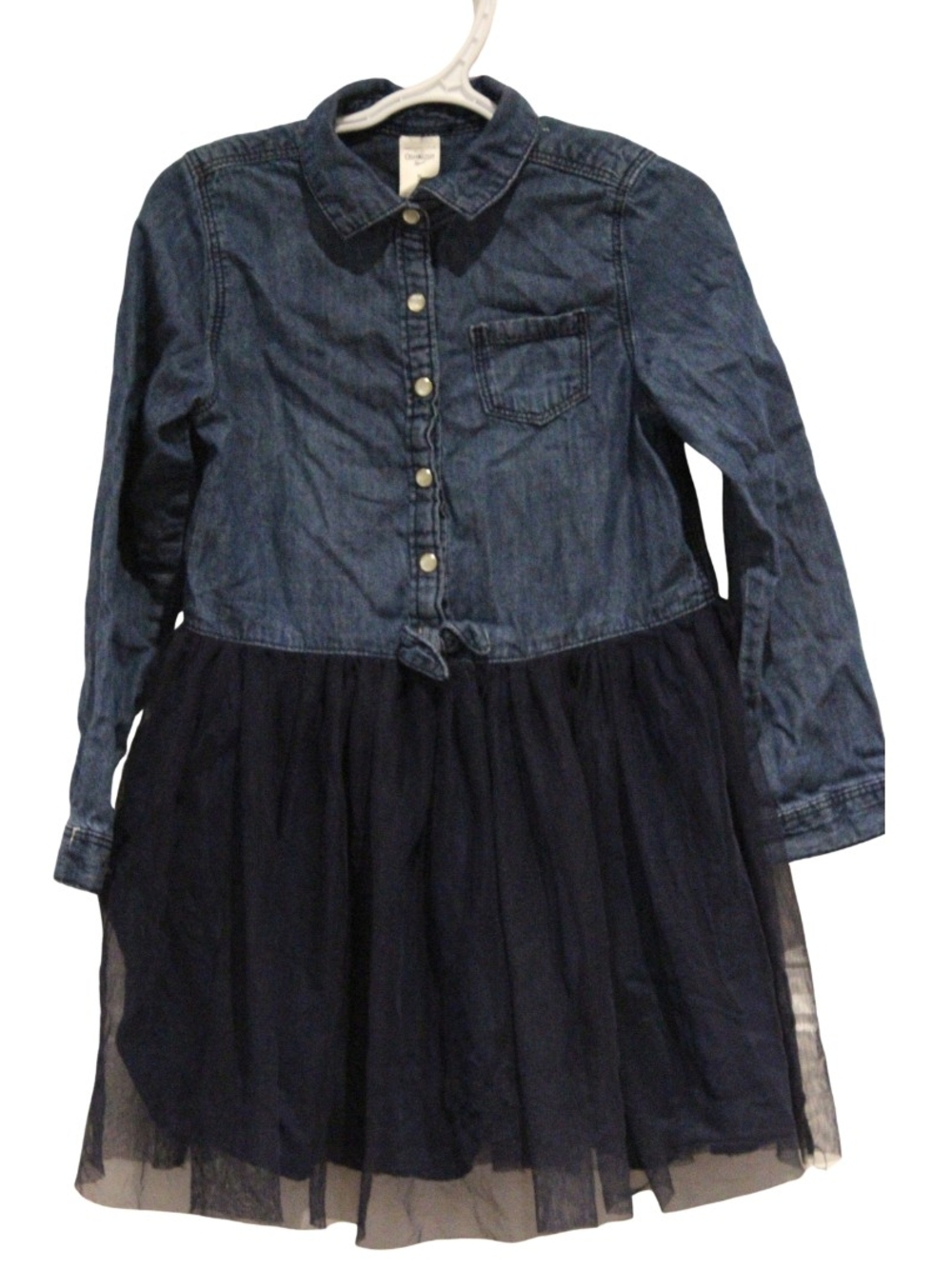2/$20 🏷 Carters Denim Dress with Tutu Skirt Size 5